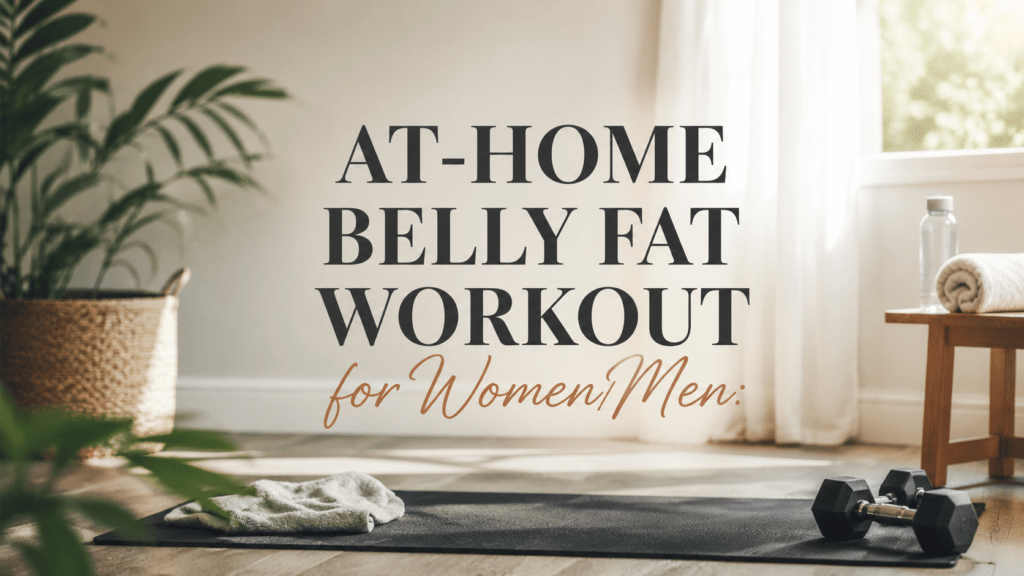 At-Home Belly Fat Workout for WomenMen