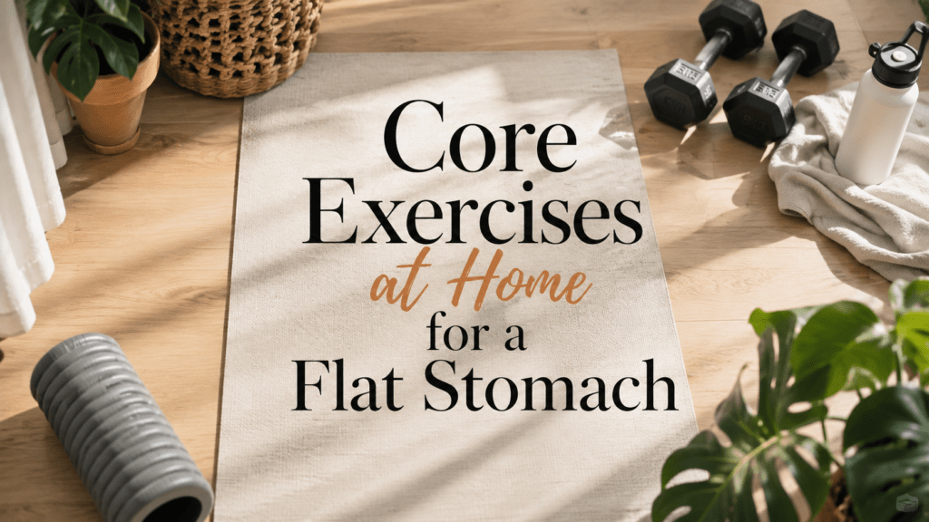 Core Exercises at Home for a Flat Stomach