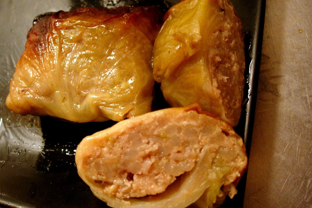 STEP 06 for Low-Carb Ground Beef Stuffed Cabbage Rolls: Bake Covered until Tender & Juicy