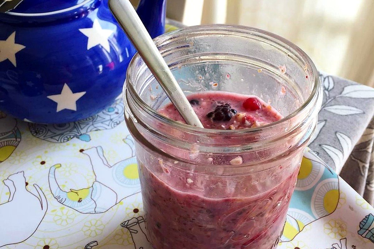 Featured image for Creamy Vanilla Almond High-Protein Overnight Oats
